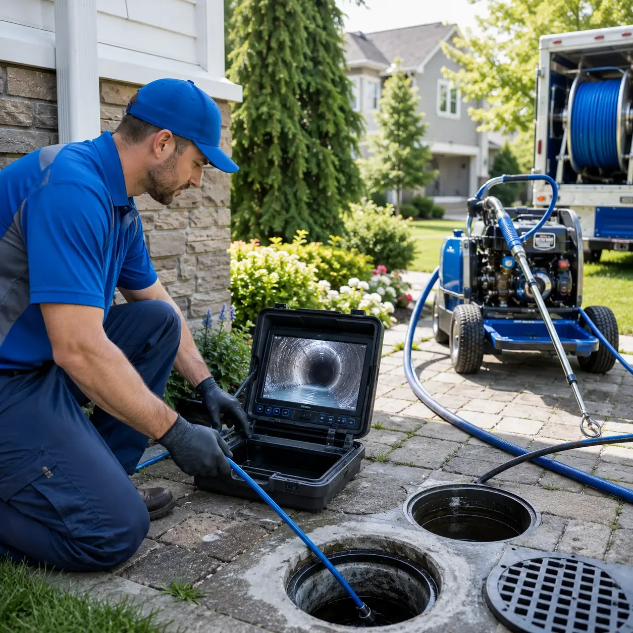 Outdoor drain cleaning professionals serving Lorado, WV